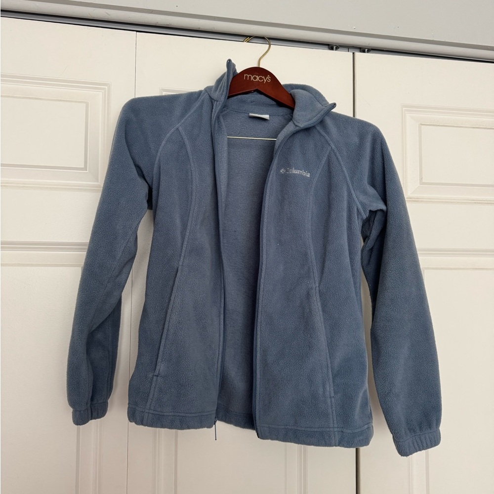 Columbia Light Blue Fleece Jacket